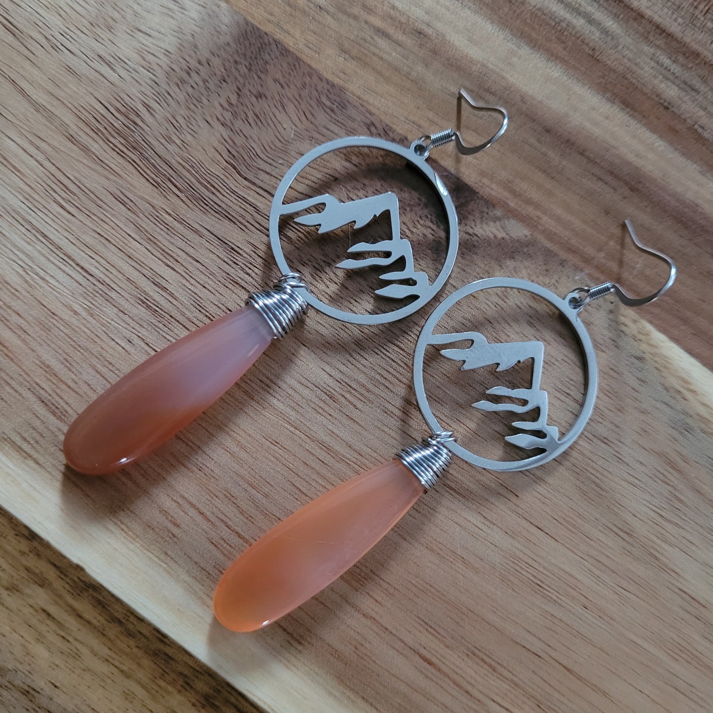 Carnelian Agate Earrings