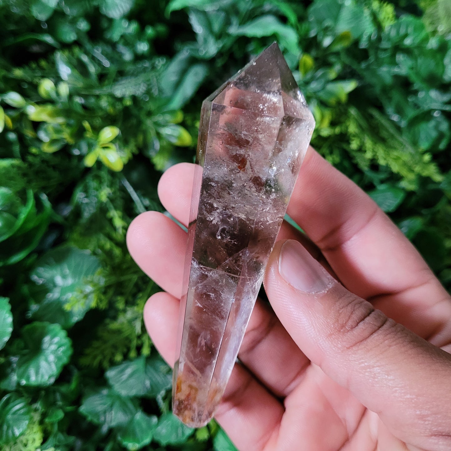 Smoky Quartz Scepter with Stand