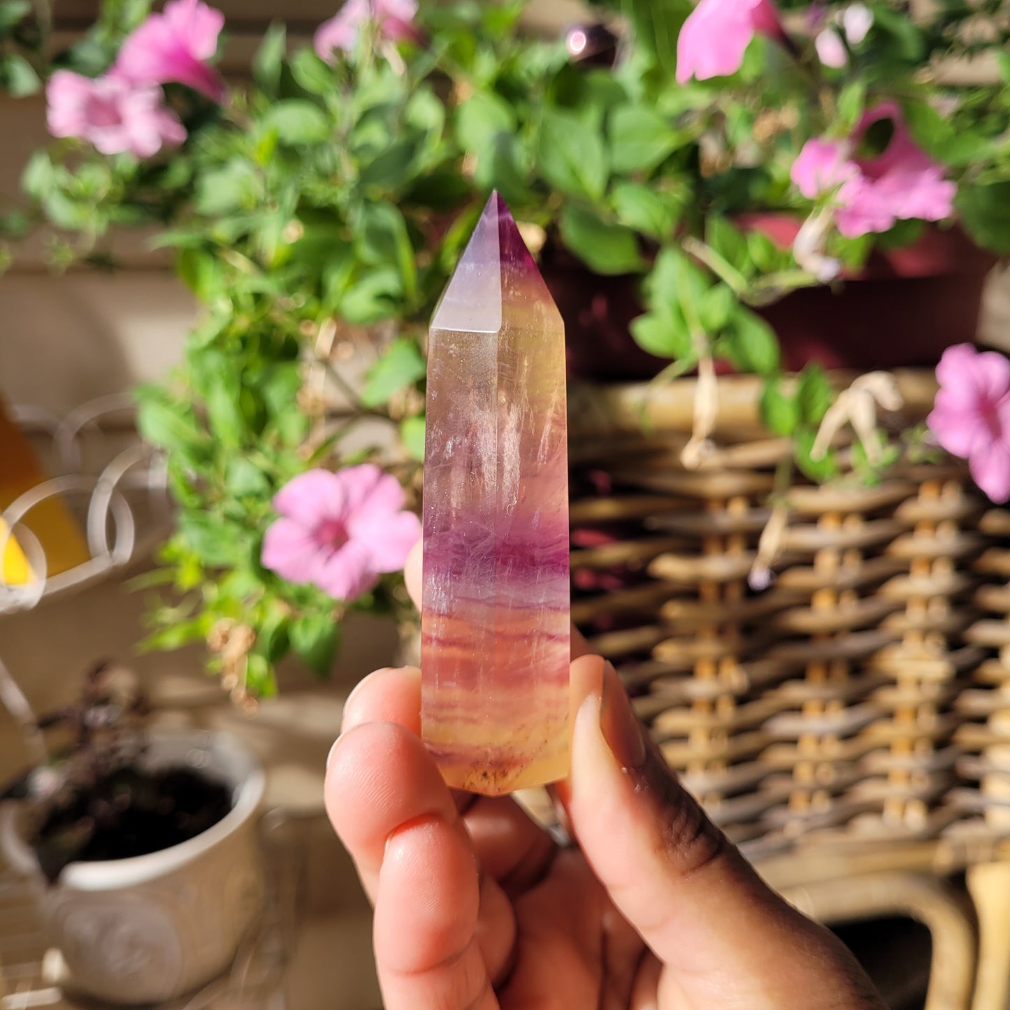 Rainbow Fluorite Tower