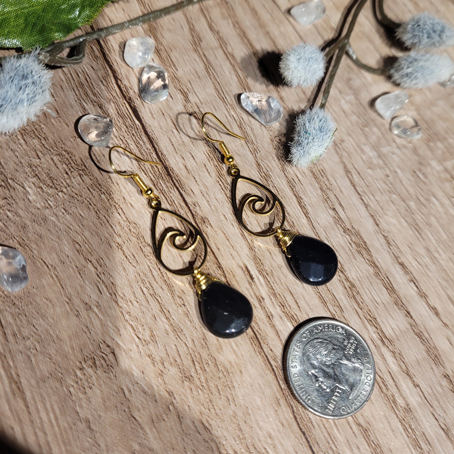 Black Onyx Earrings