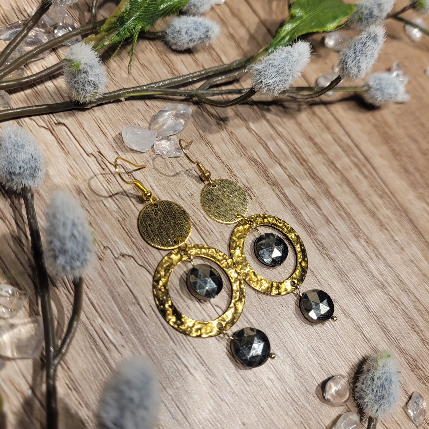 Pyrite Earrings