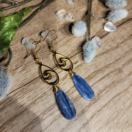 Blue Kyanite Earrings