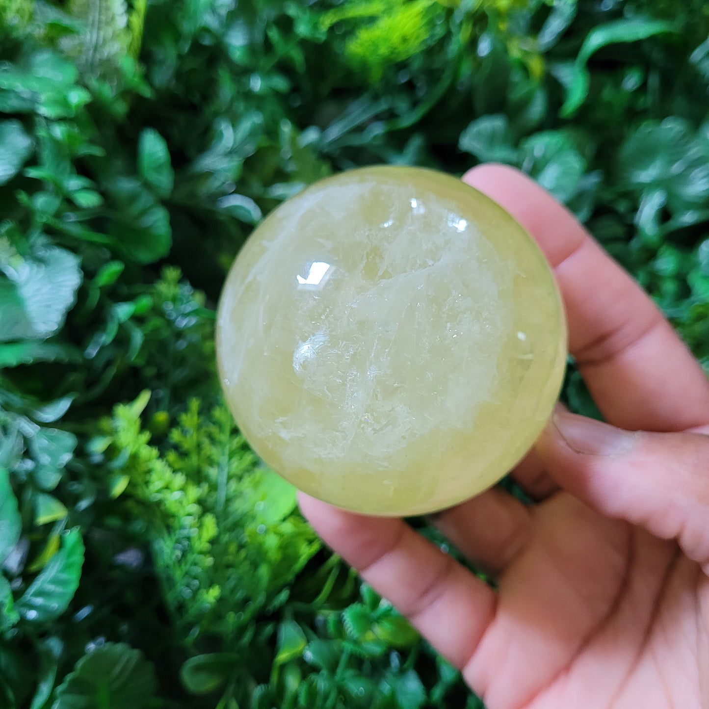 Lemon Quartz Sphere