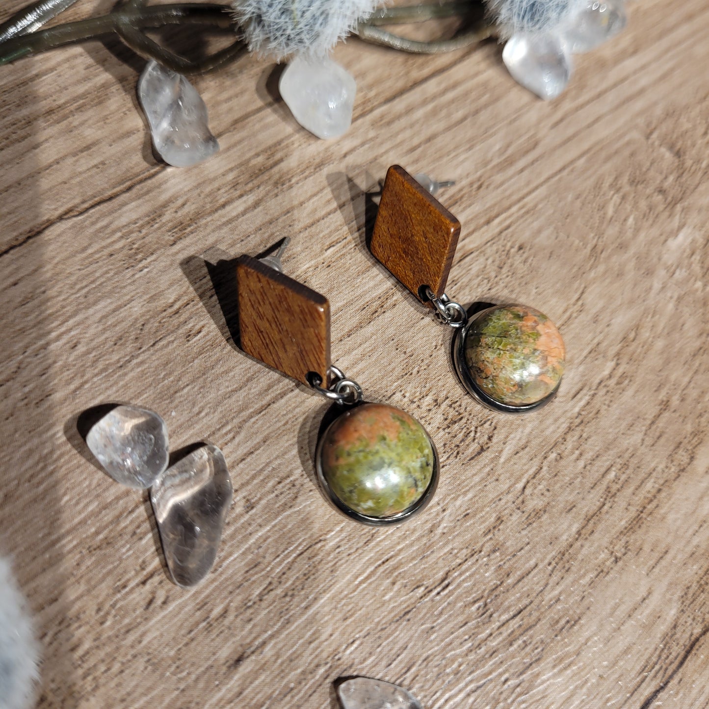 Unakite Earrings