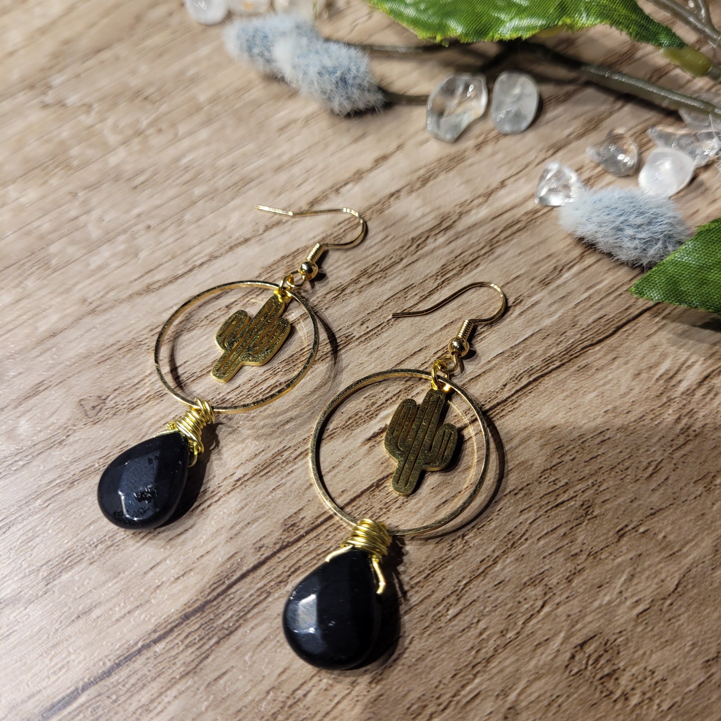 Black Onyx Earrings