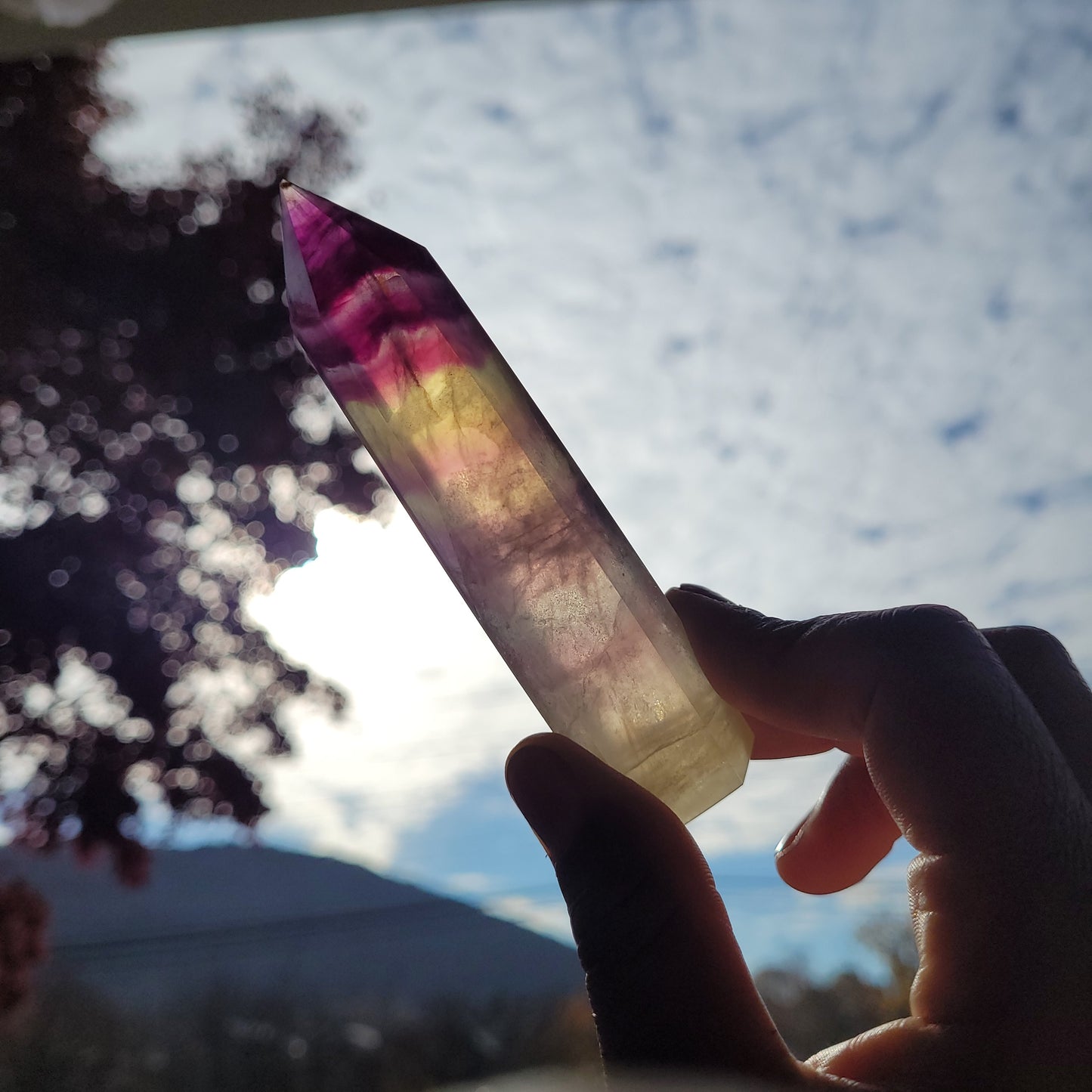 Rainbow Fluorite Tower