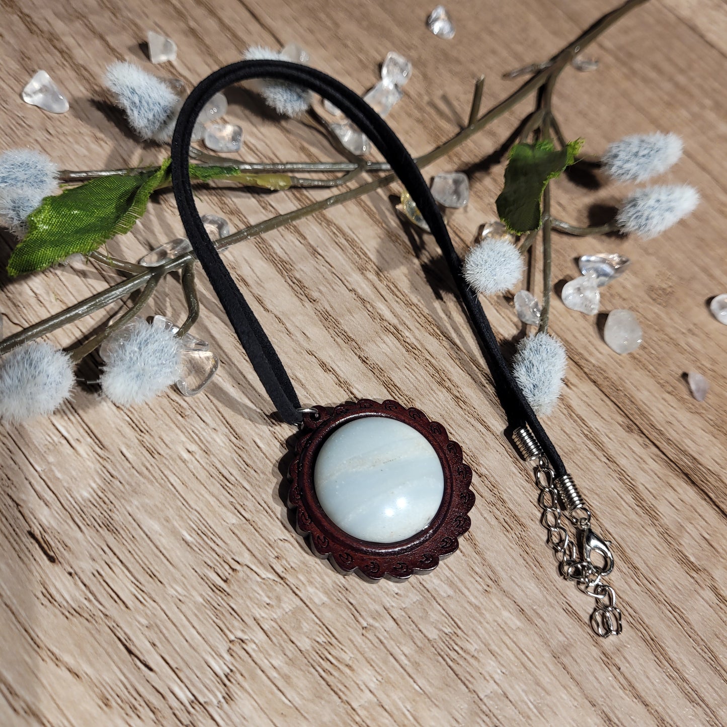 Sky Blue Quartz Necklace