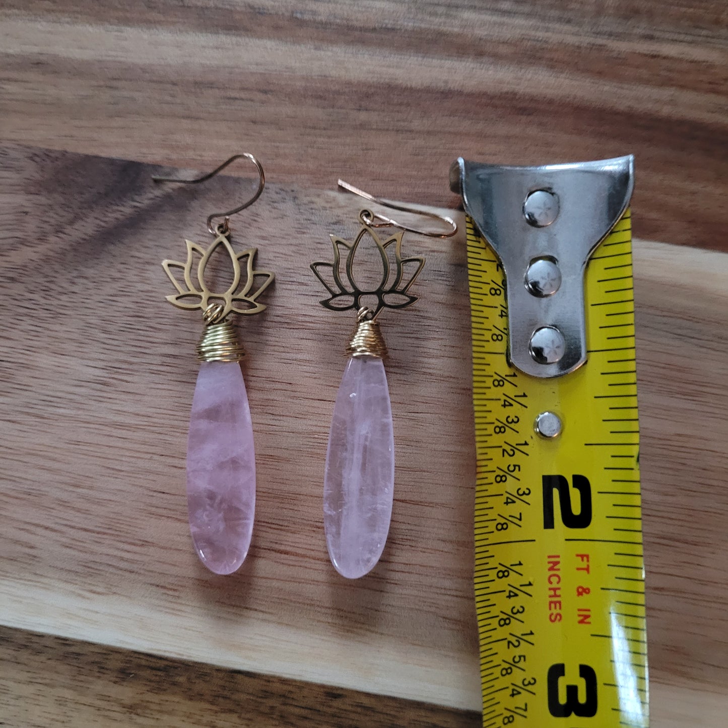 Rose Quartz Earrings