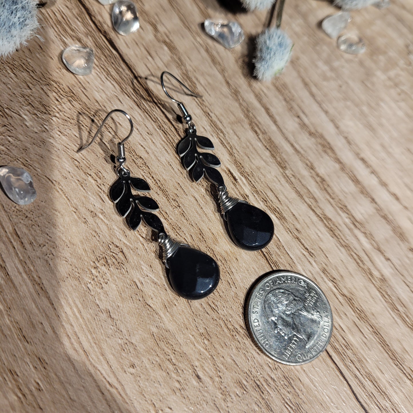 Black Onyx Earrings