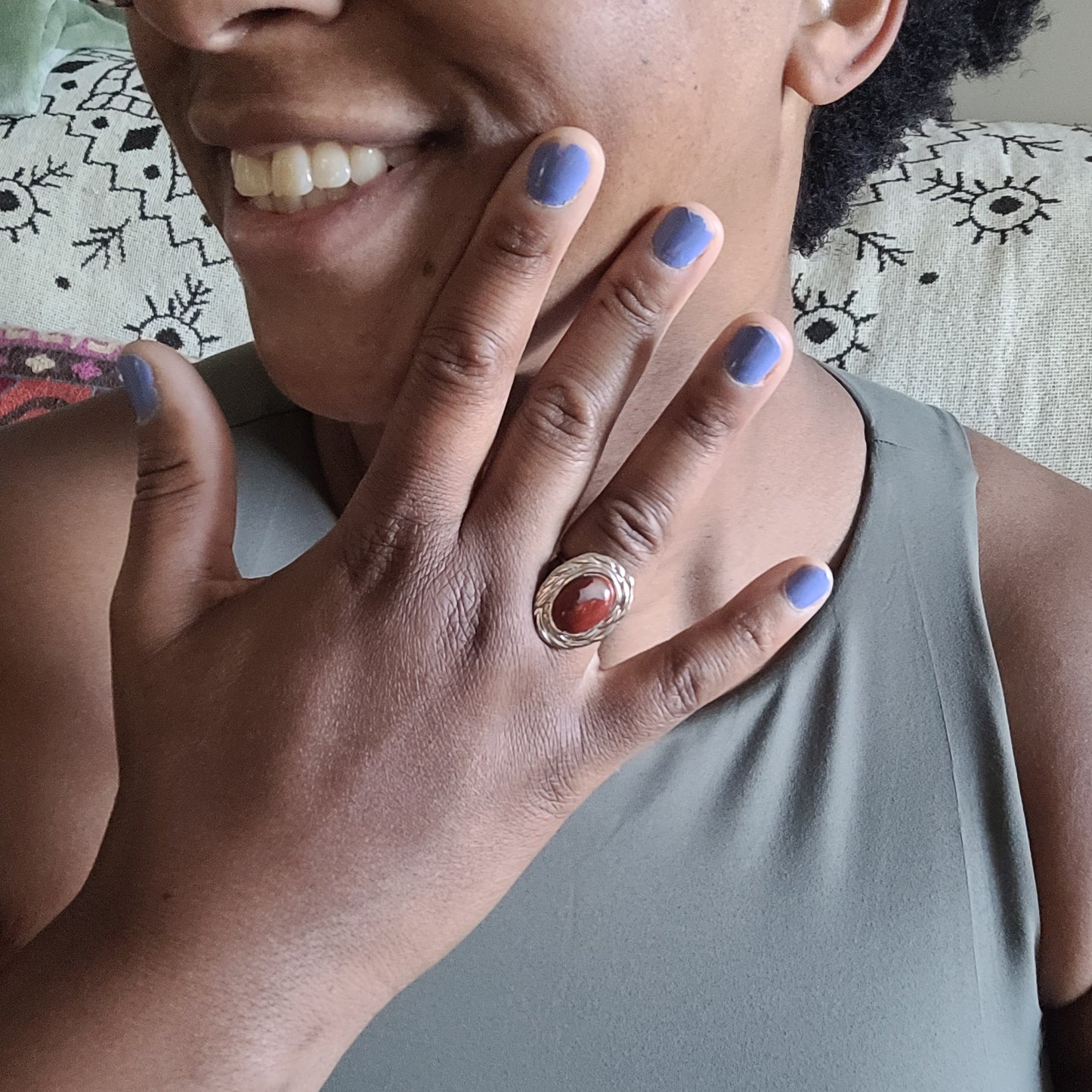 Red Jasper Ring