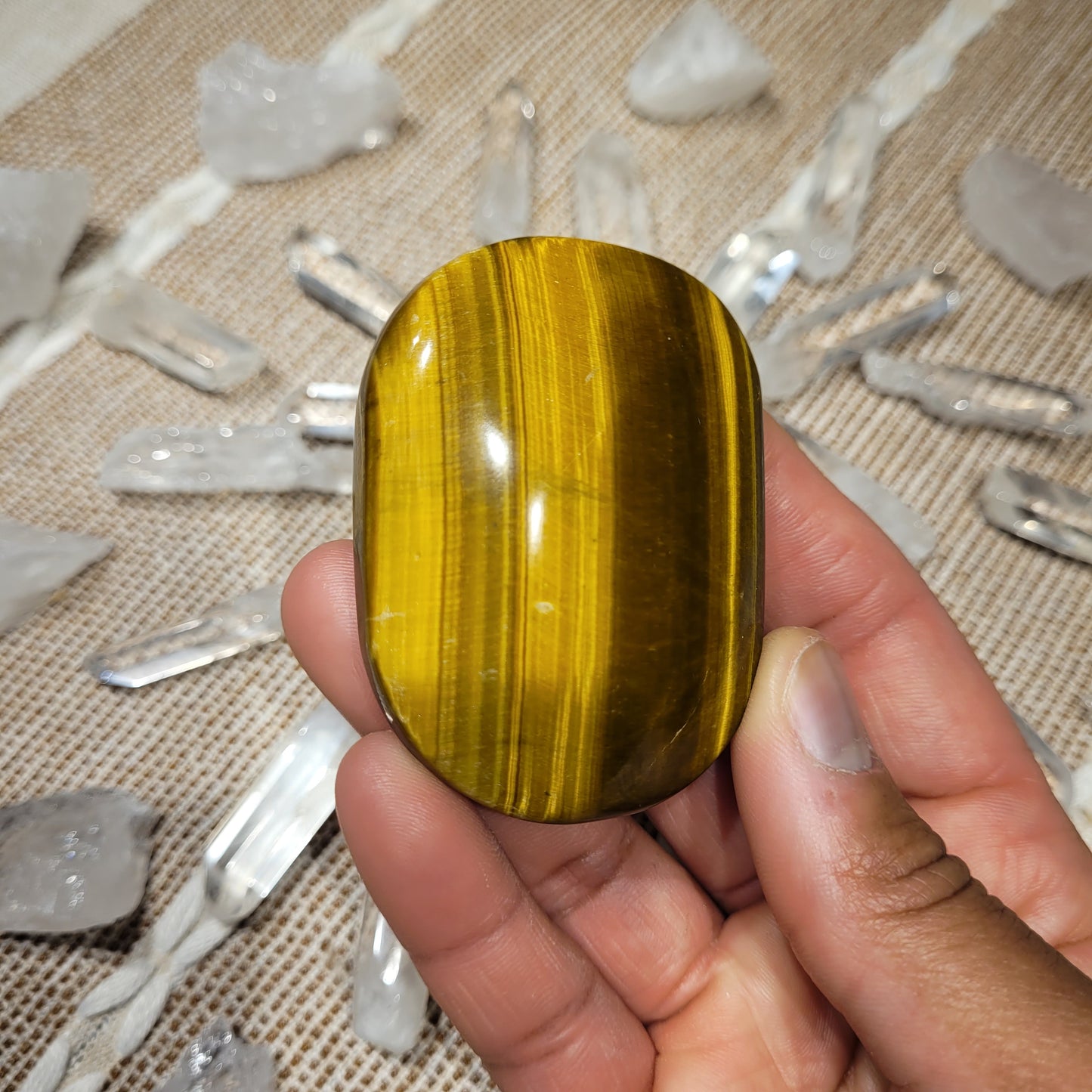 Tigers Eye Palmstone