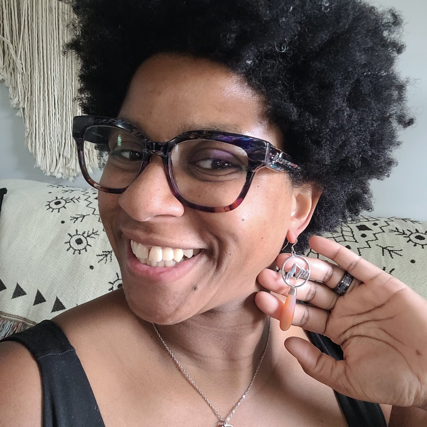 Carnelian Agate Earrings