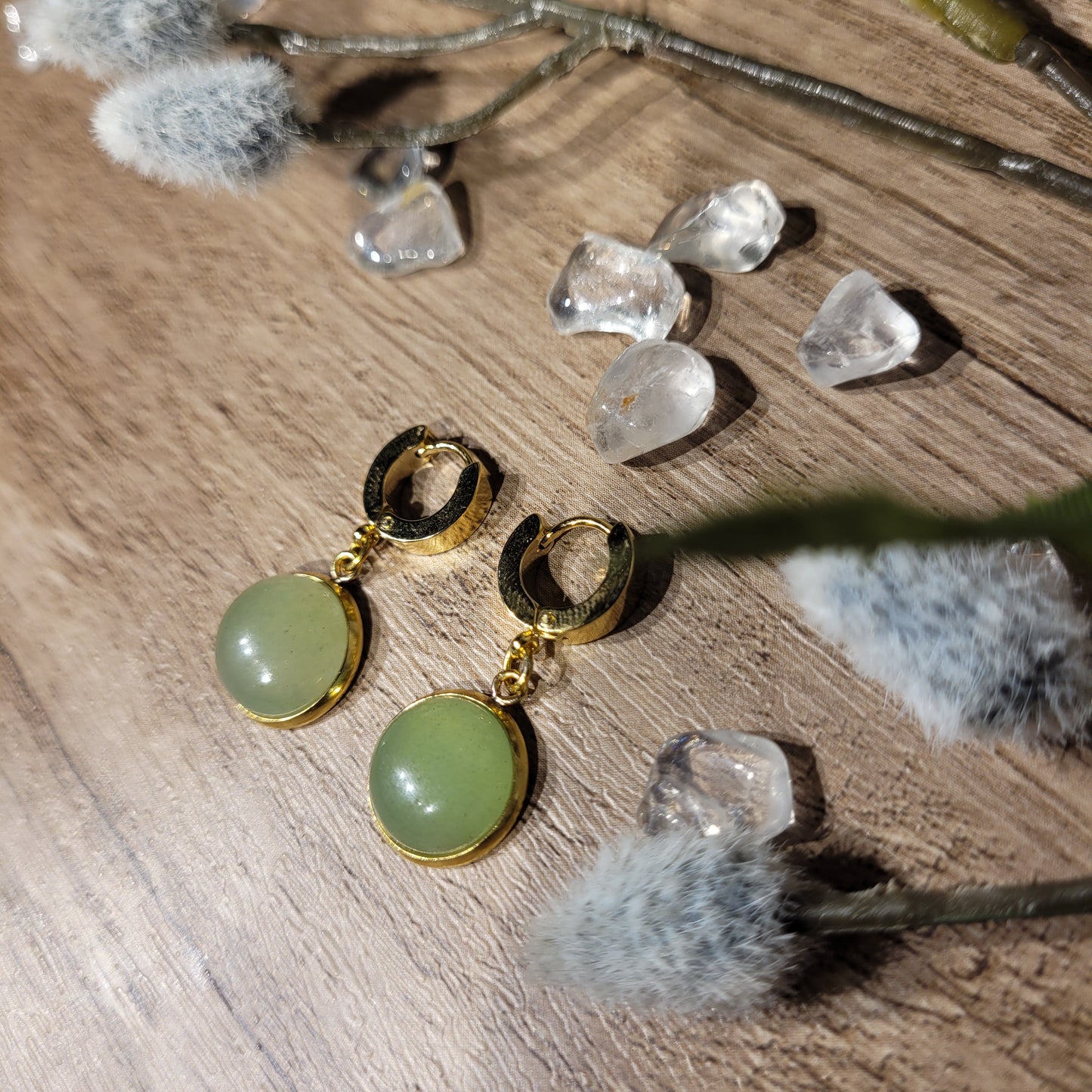 Green Aventurine Earrings