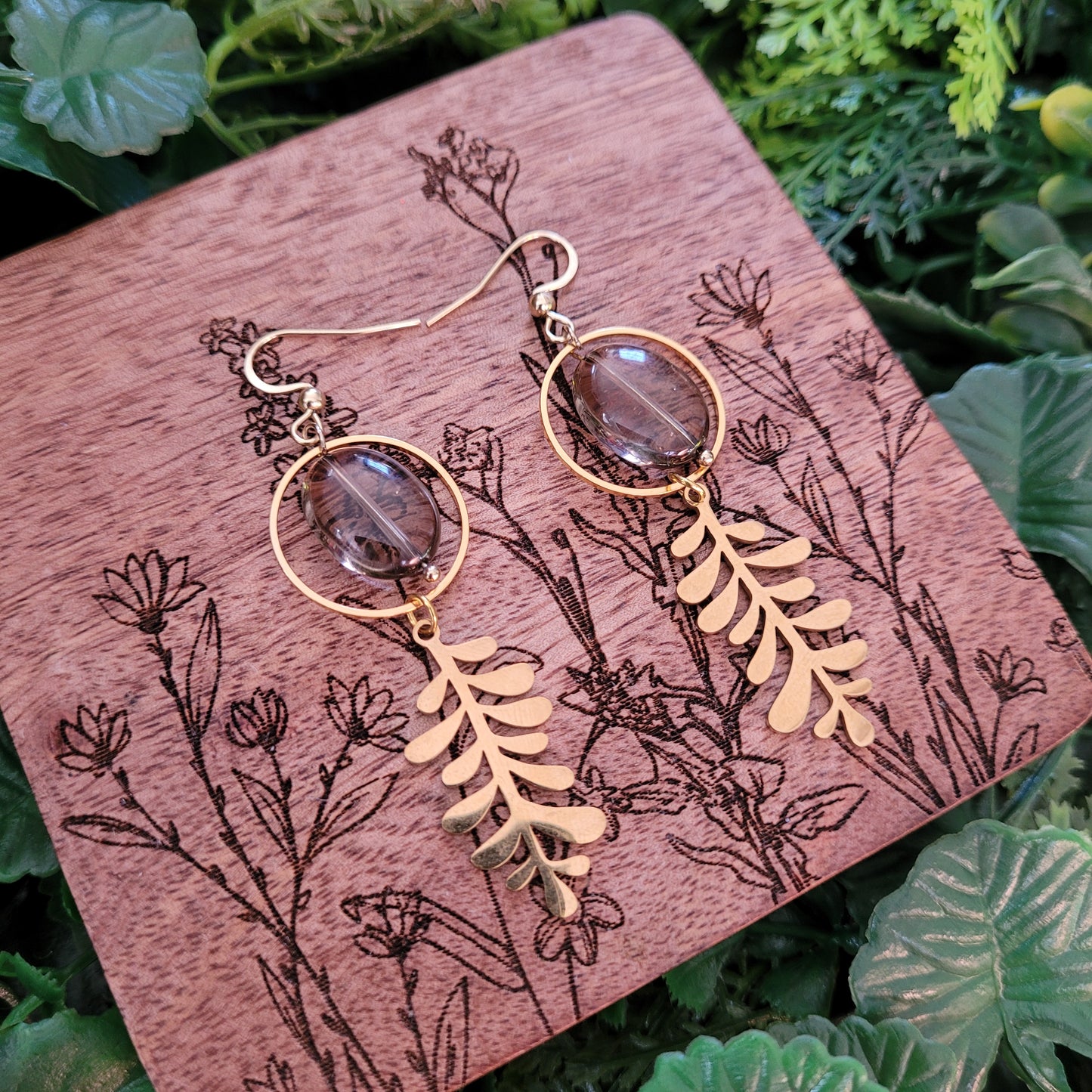 Smoky Quartz Earrings