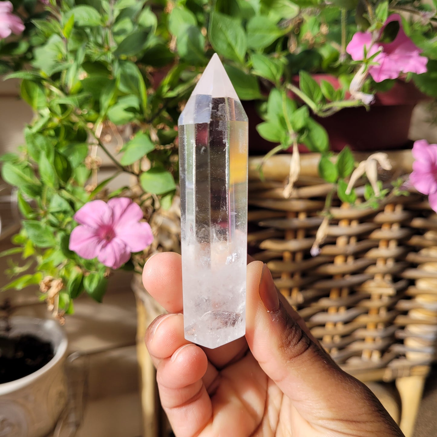 Clear Quartz Tower