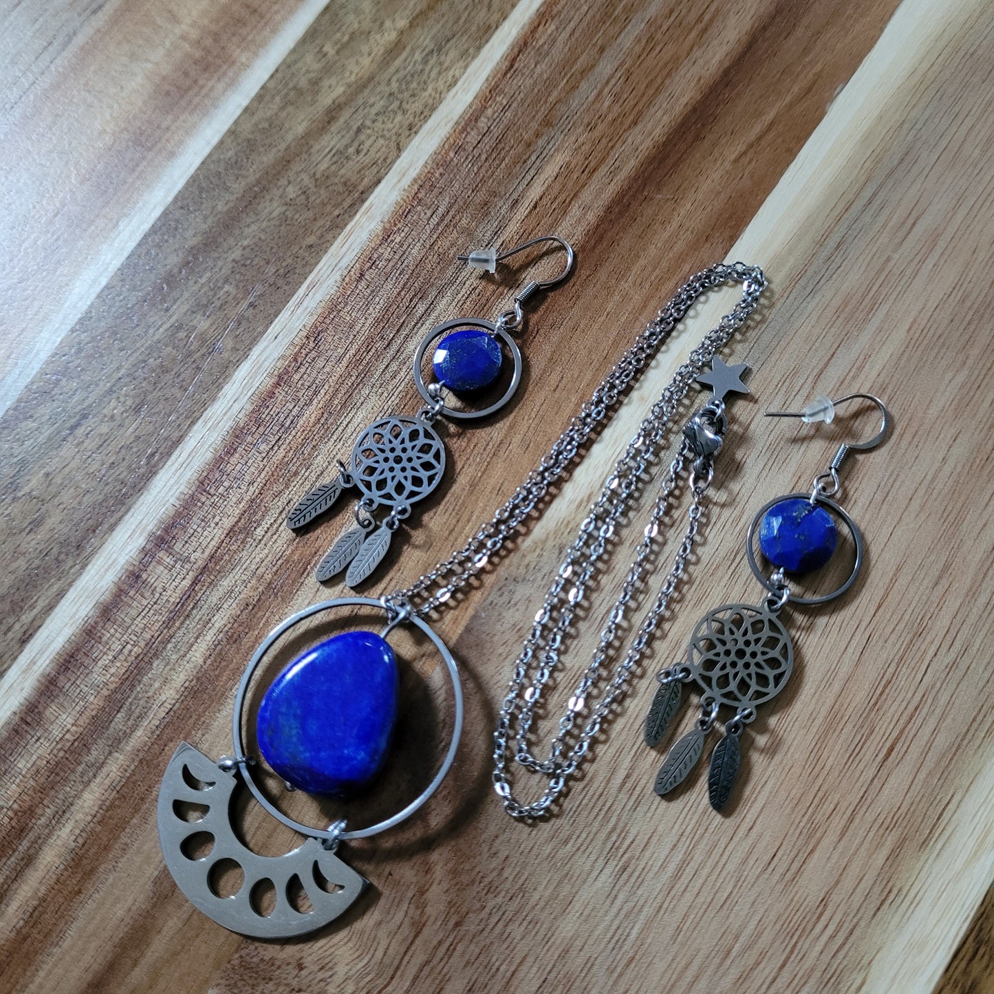 Lapis Lazuli Jewelry Set