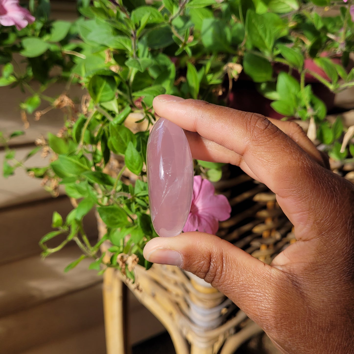 Rose Quartz Palmstone