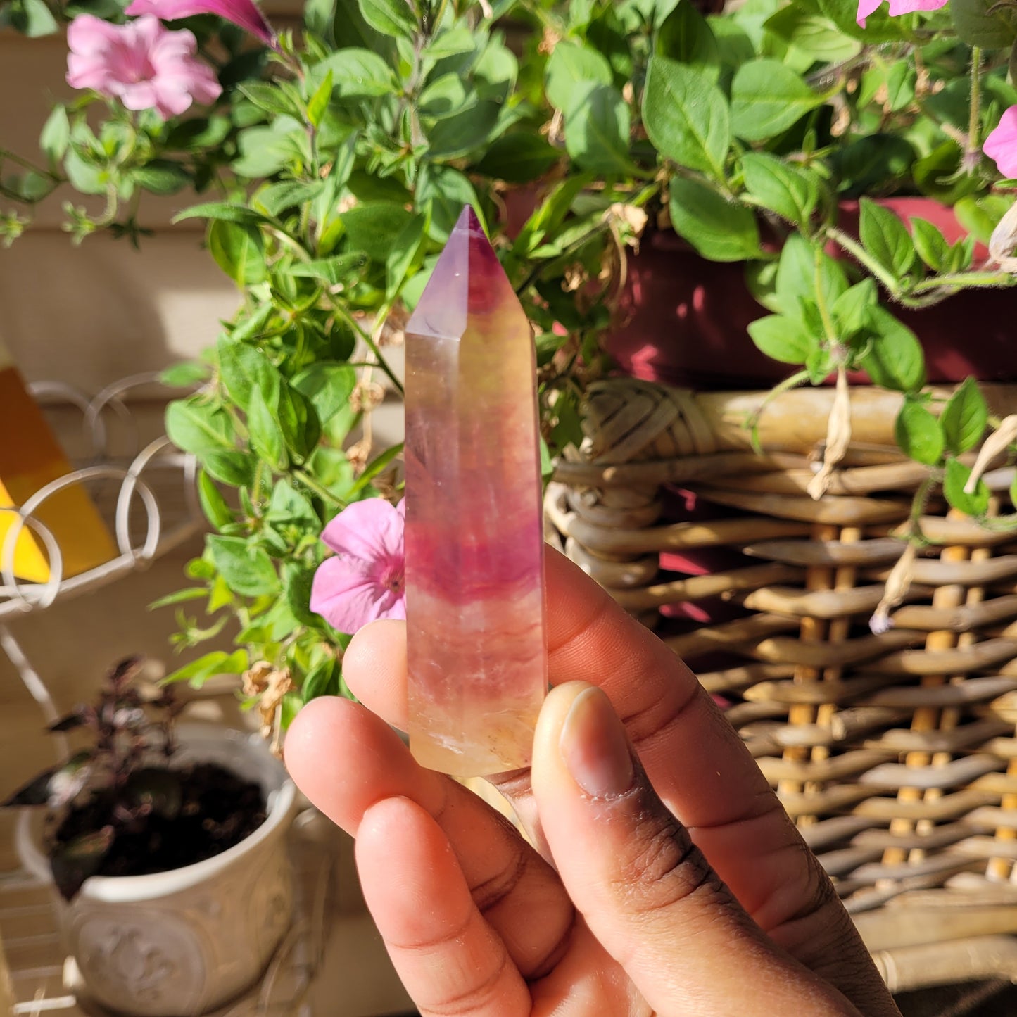 Rainbow Fluorite Tower