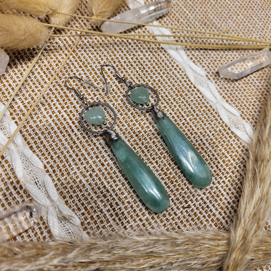 Green Aventurine Earrings