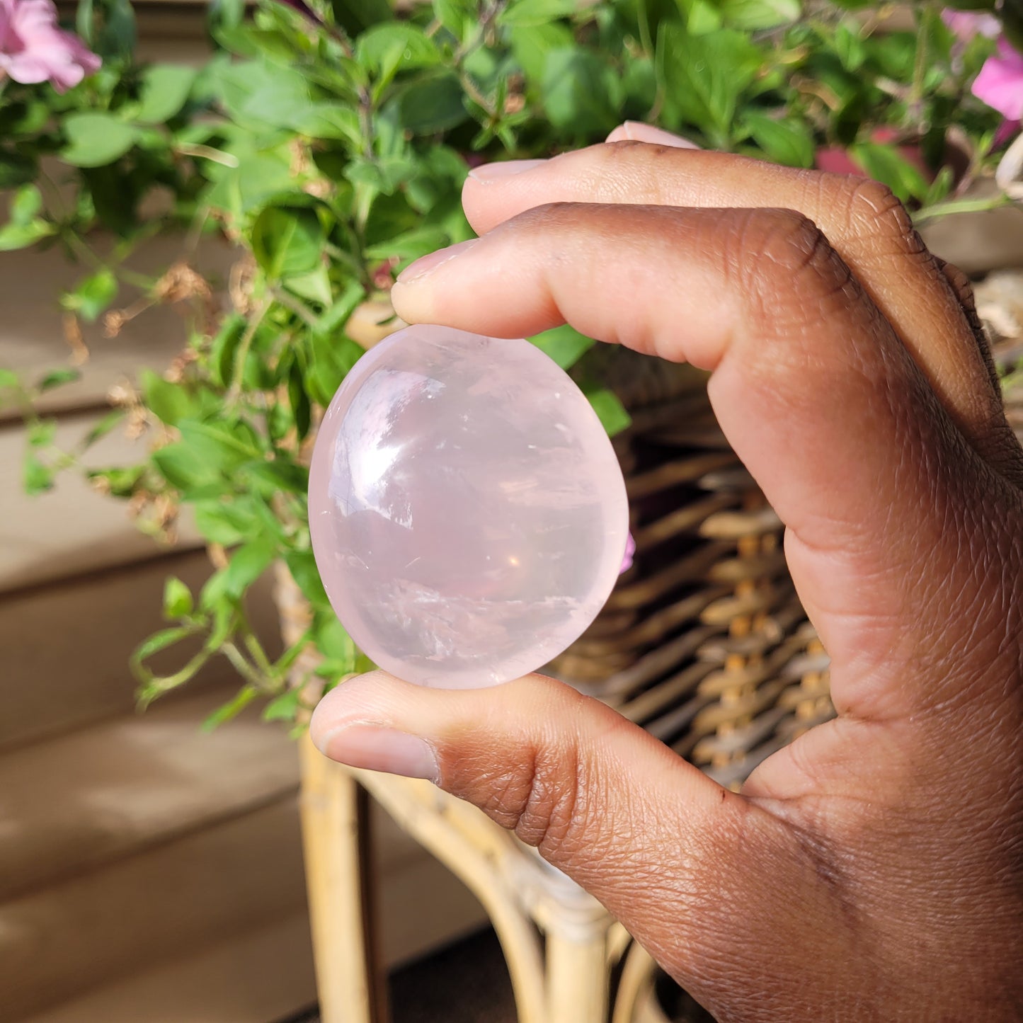 Rose Quartz Palmstone