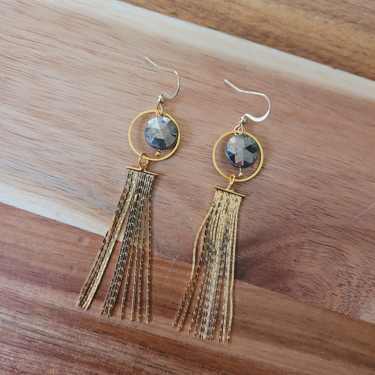 Pyrite Earrings