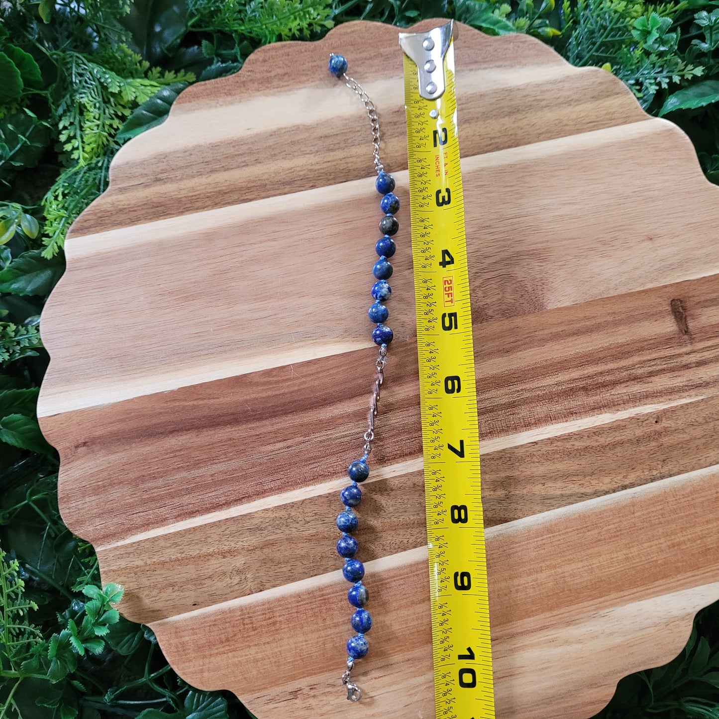 Lapis Lazuli Wave Anklet