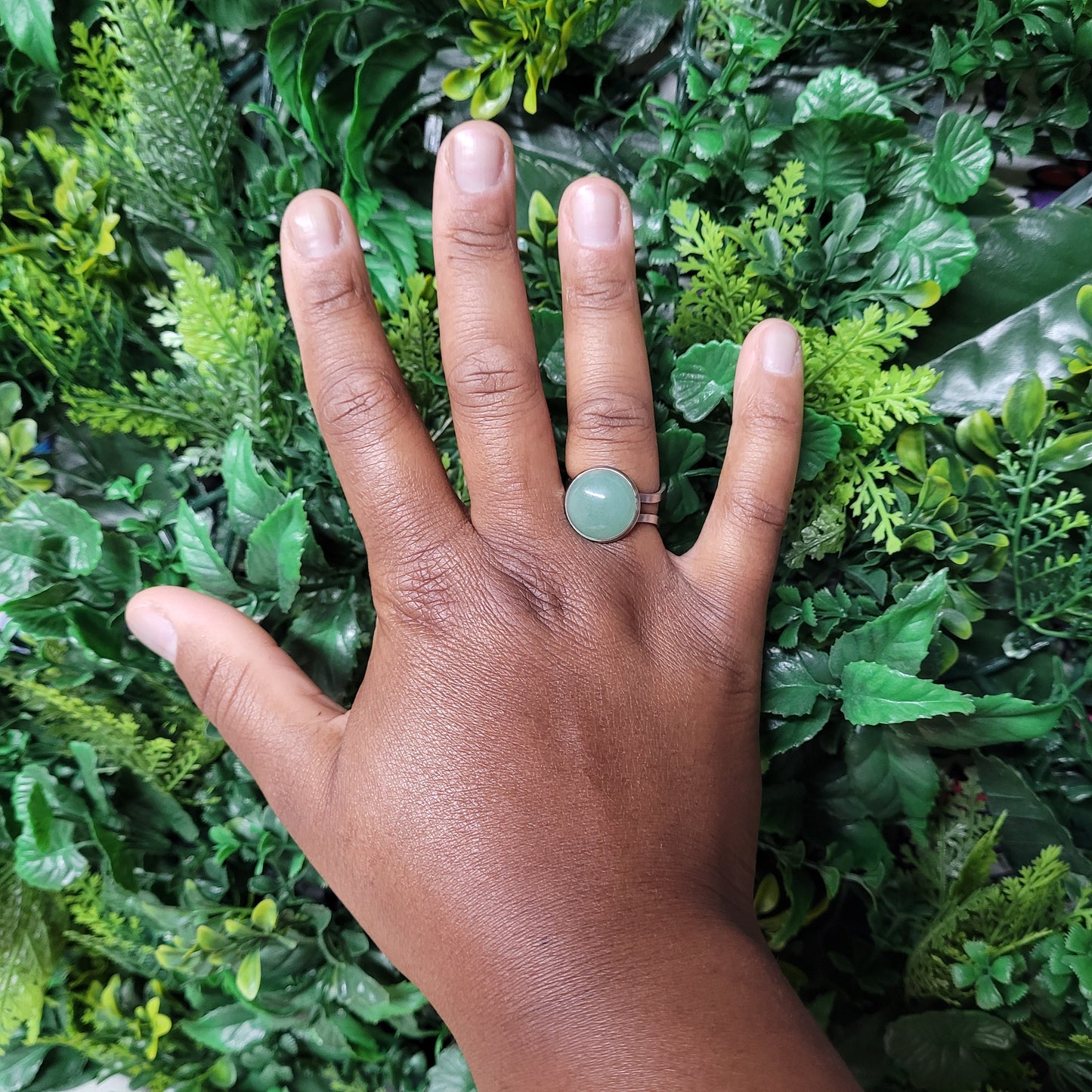 Green Aventurine Ring