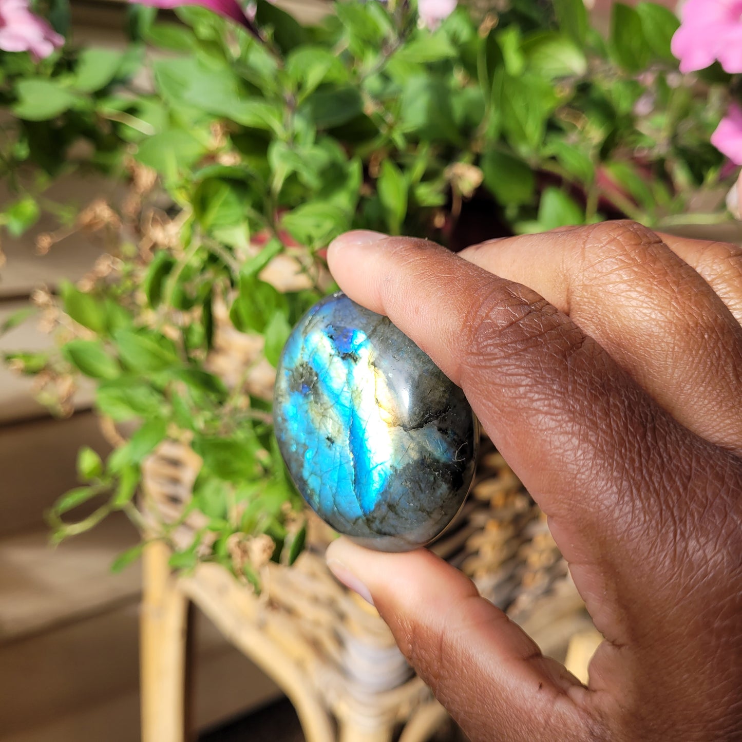 Labradorite Palmstone