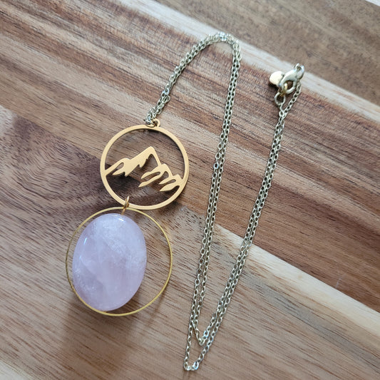Rose Quartz Necklace