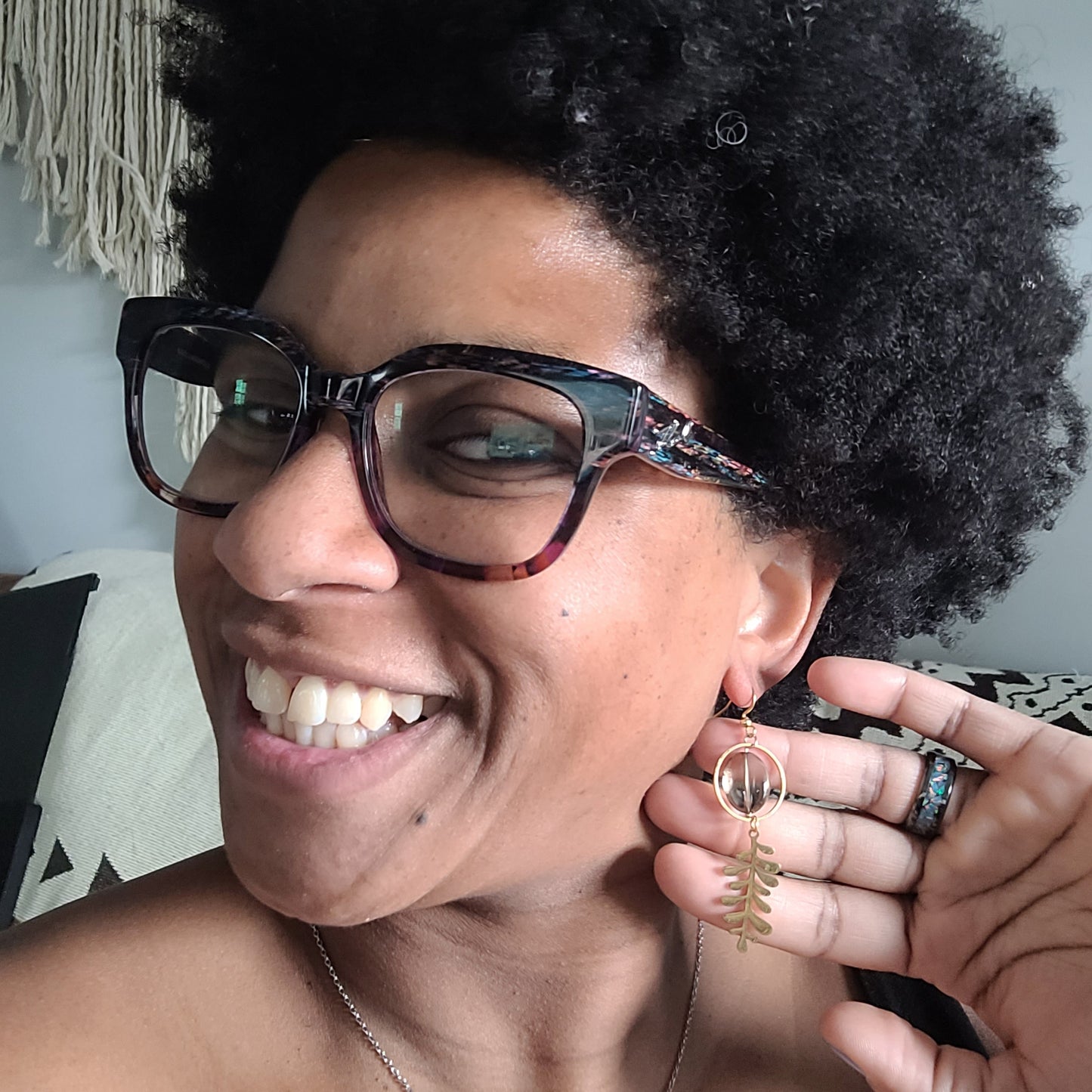 Smoky Quartz Earrings