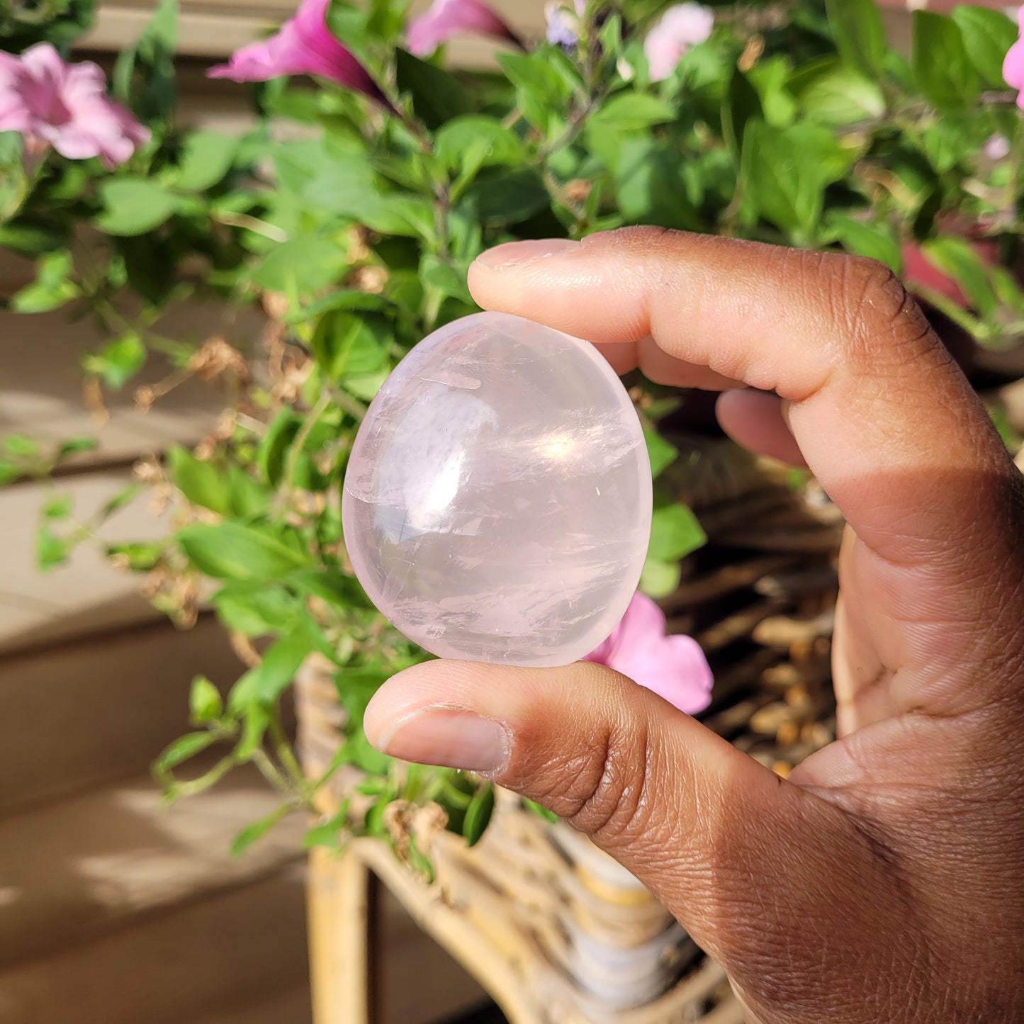 Rose Quartz Palmstone