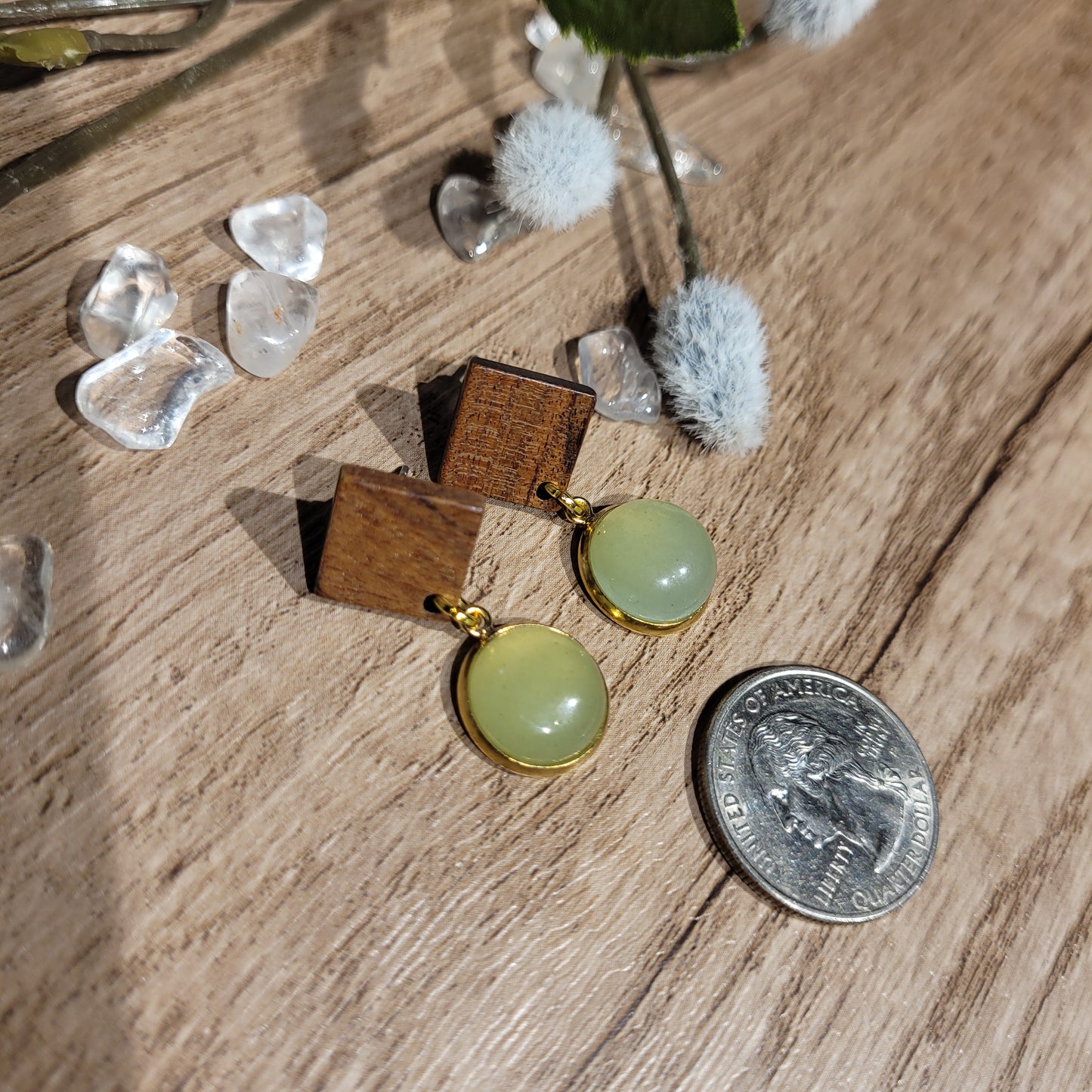 Green Aventurine Earrings