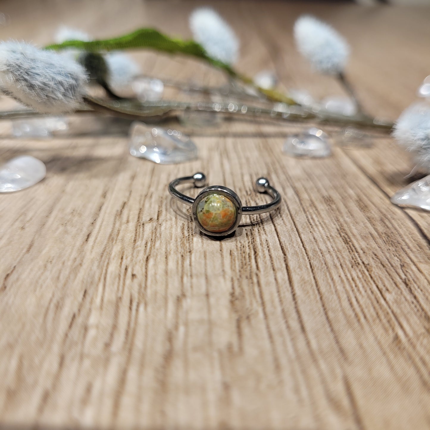 Unakite Ring