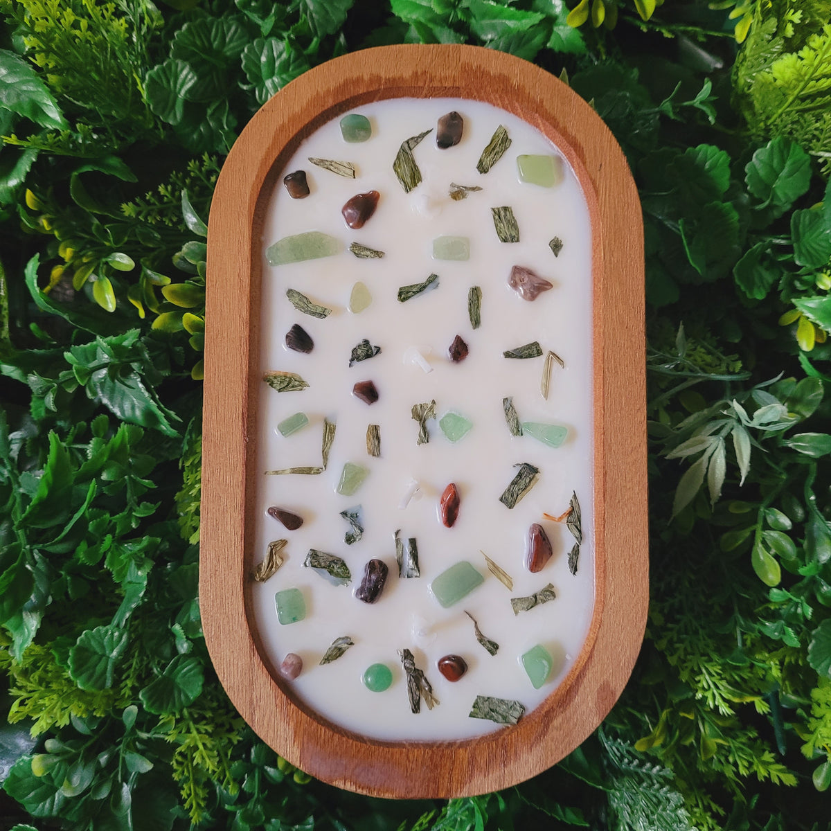 Fresh Cut Grass Wood Candle