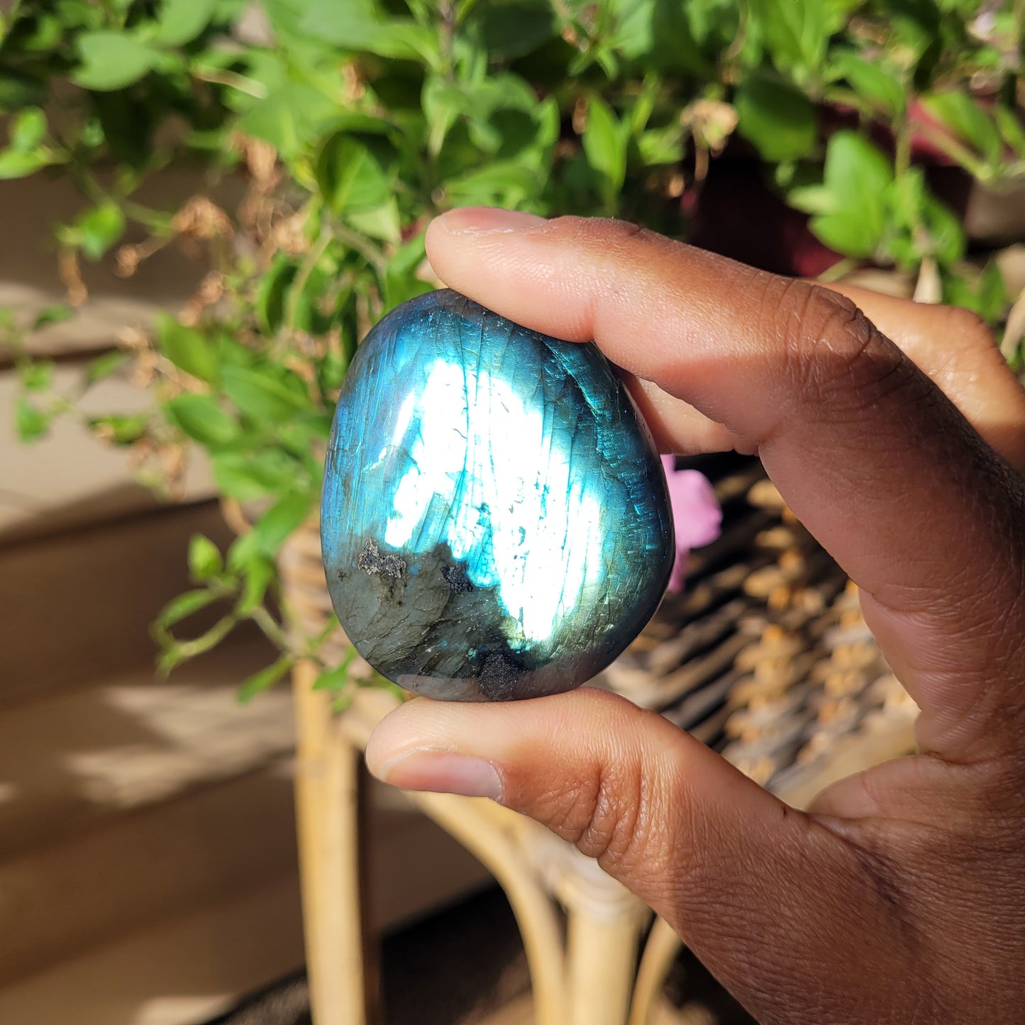 Labradorite Palmstone