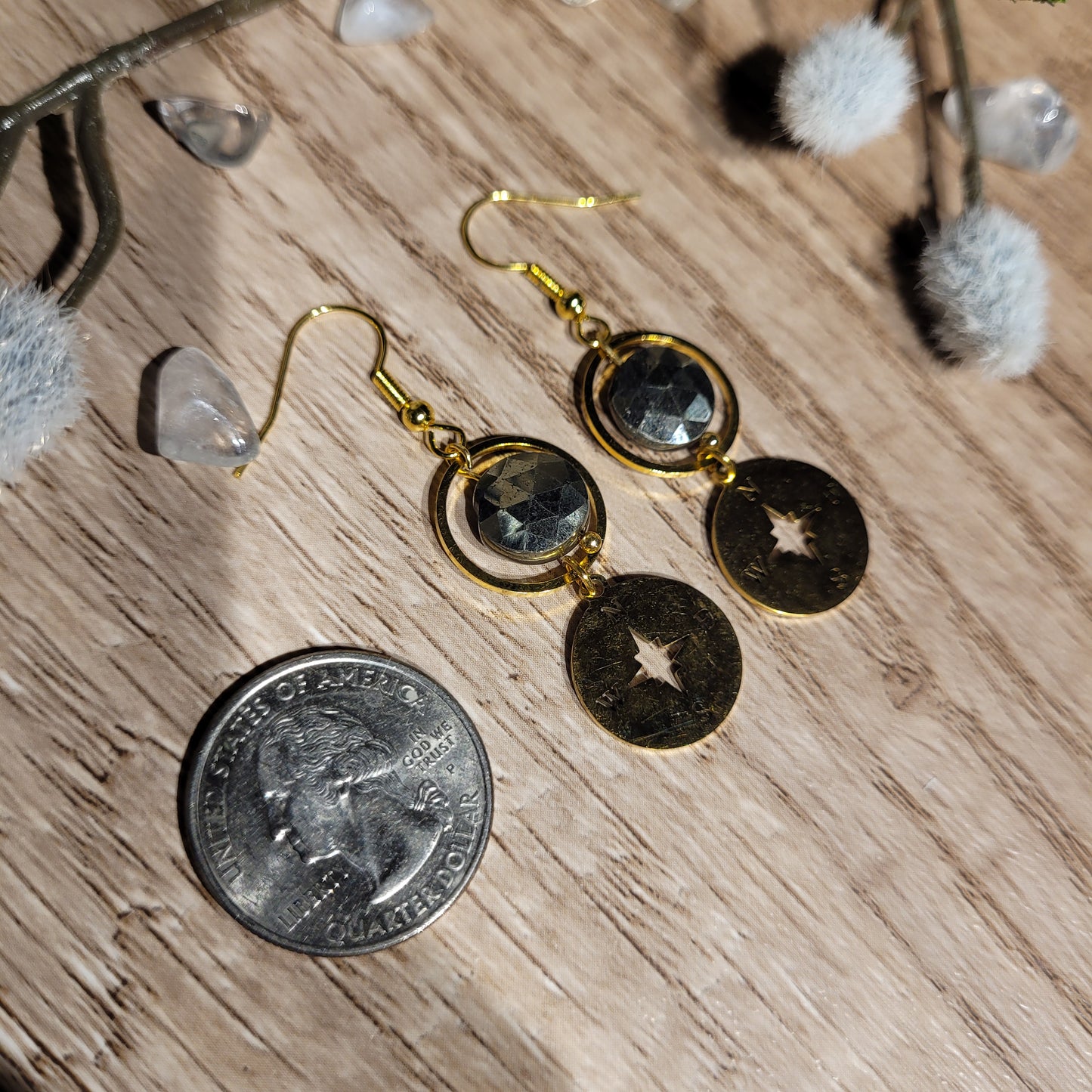 Pyrite Earrings