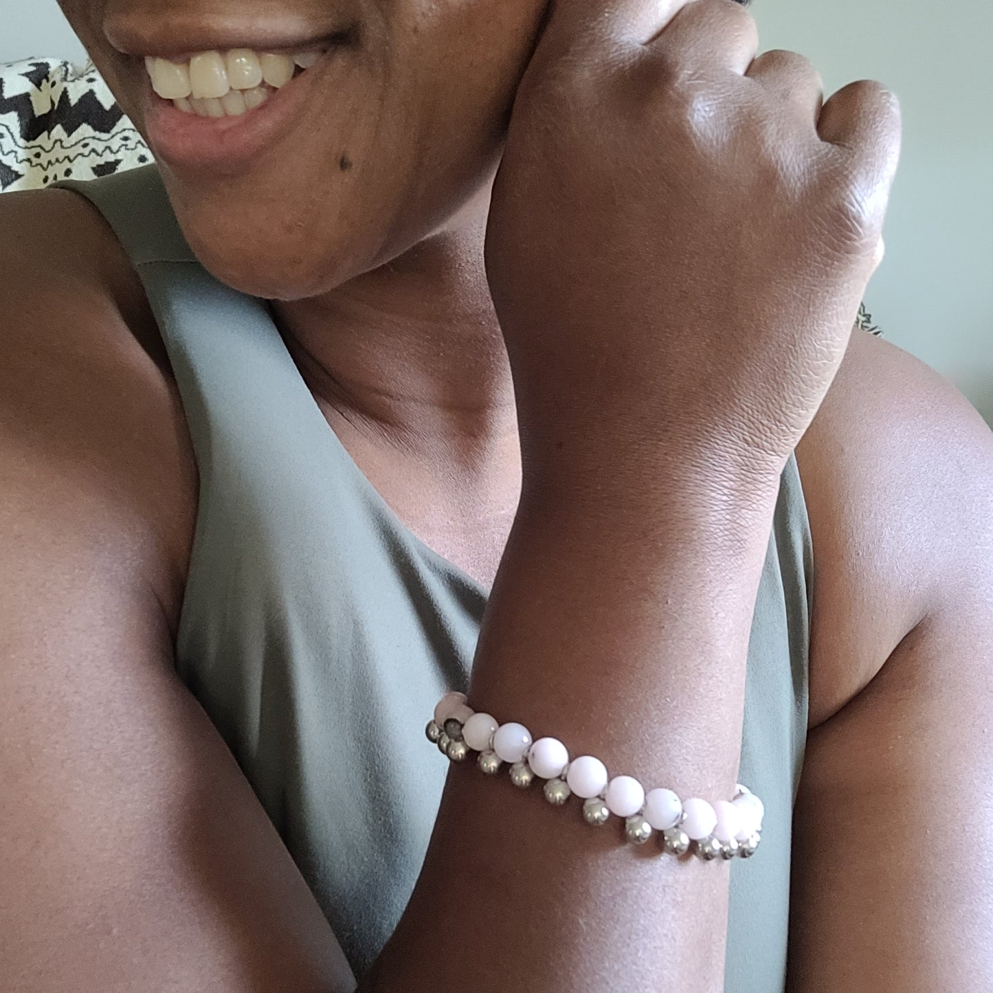 Pink Opal Bracelet