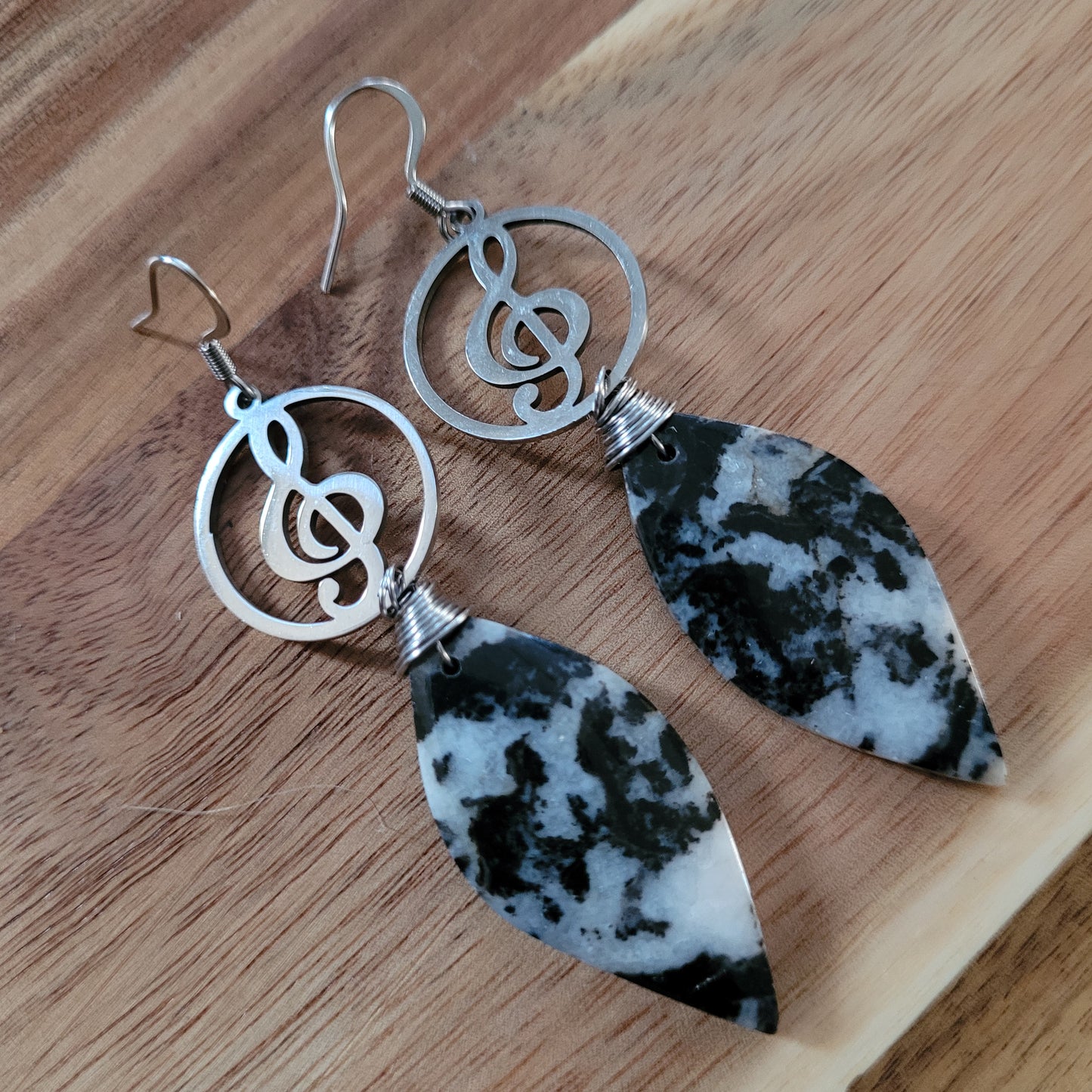 Zebra Jasper Earrings