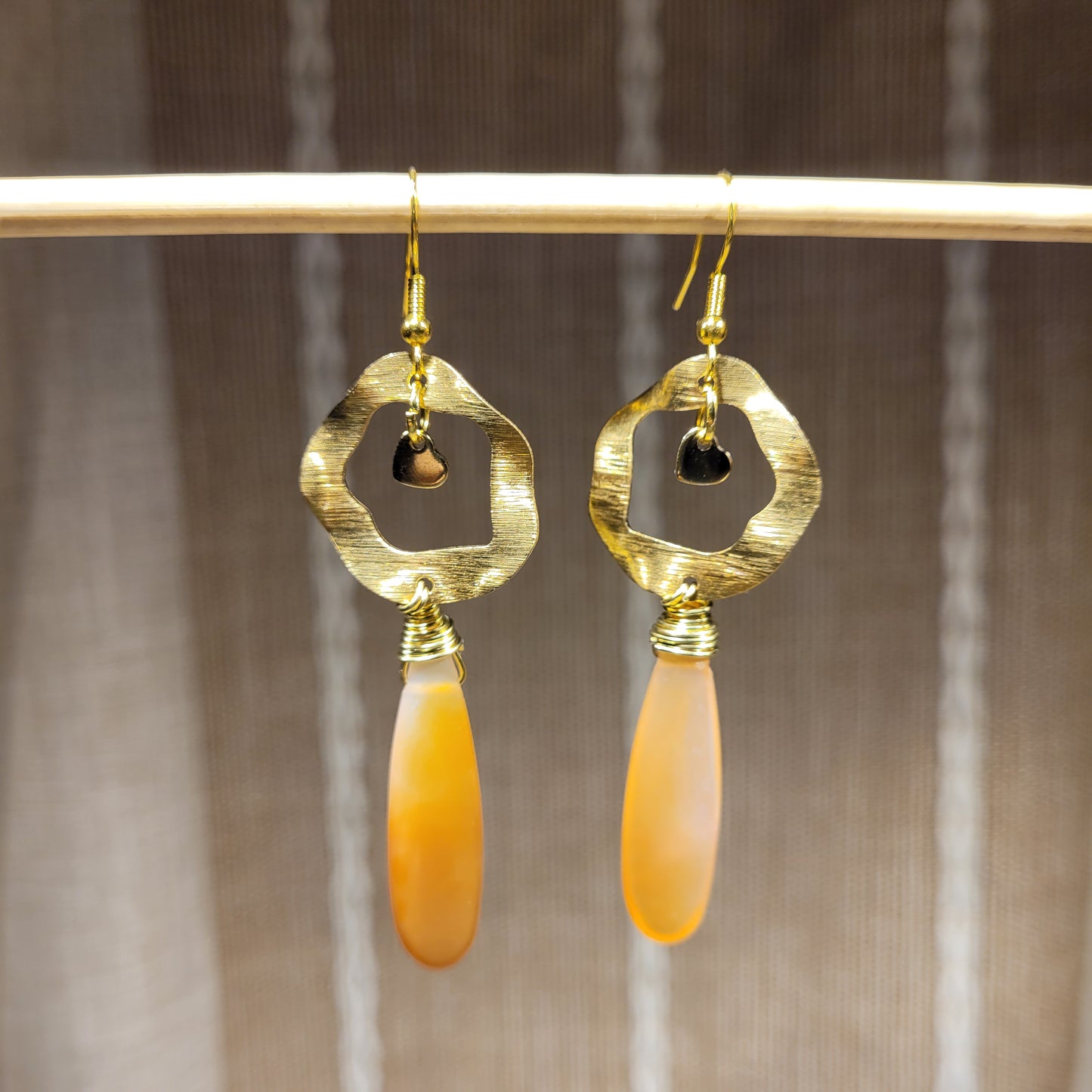 Carnelian Agate Earrings