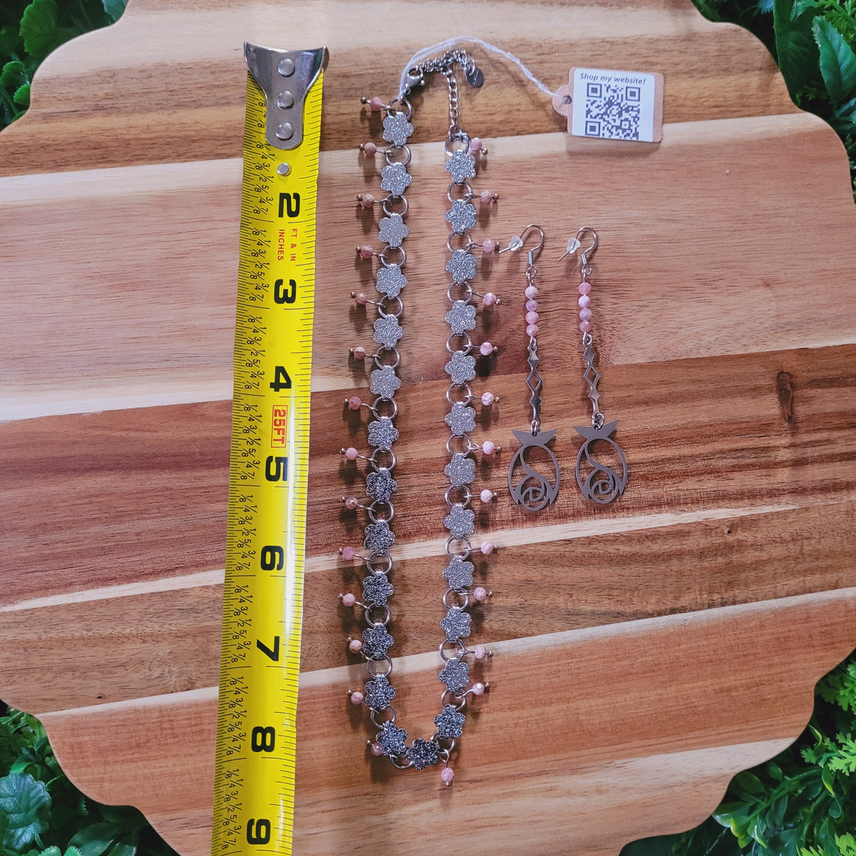 Rhodocrosite Jewelry Set