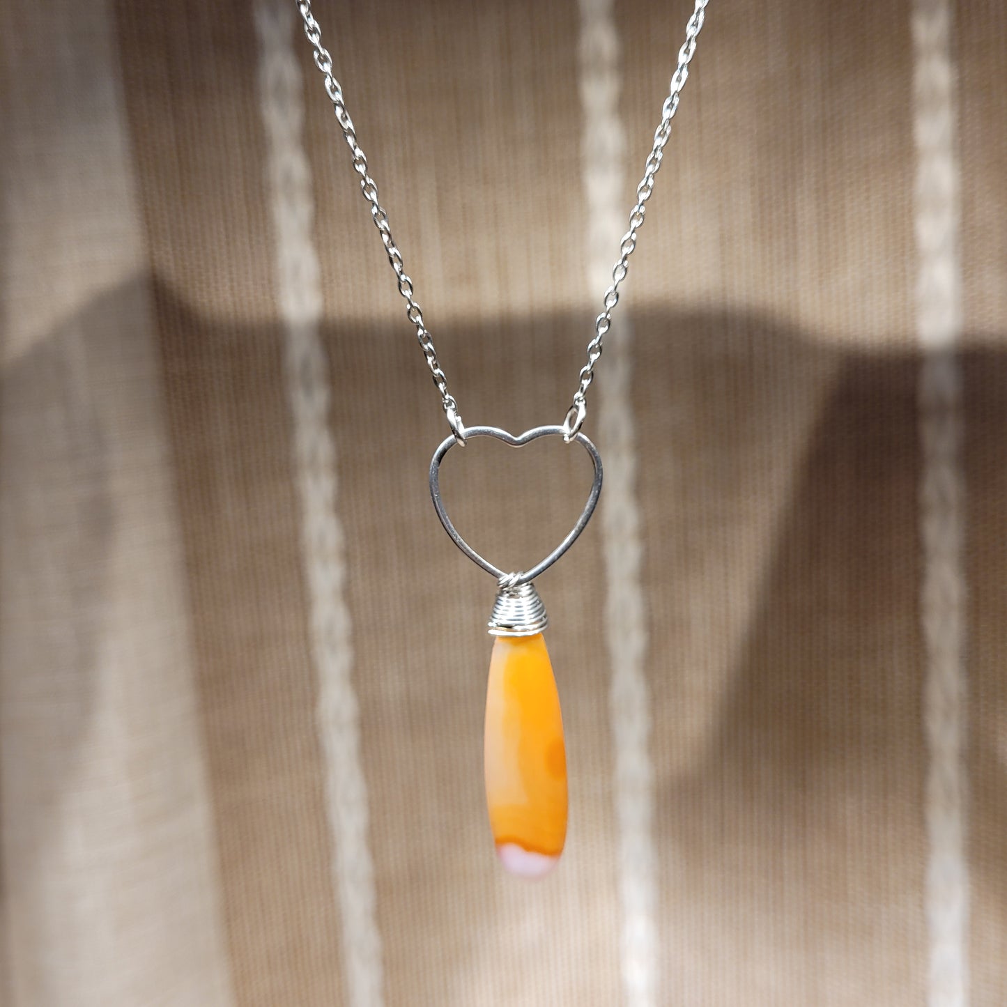 Carnelian Agate Necklace