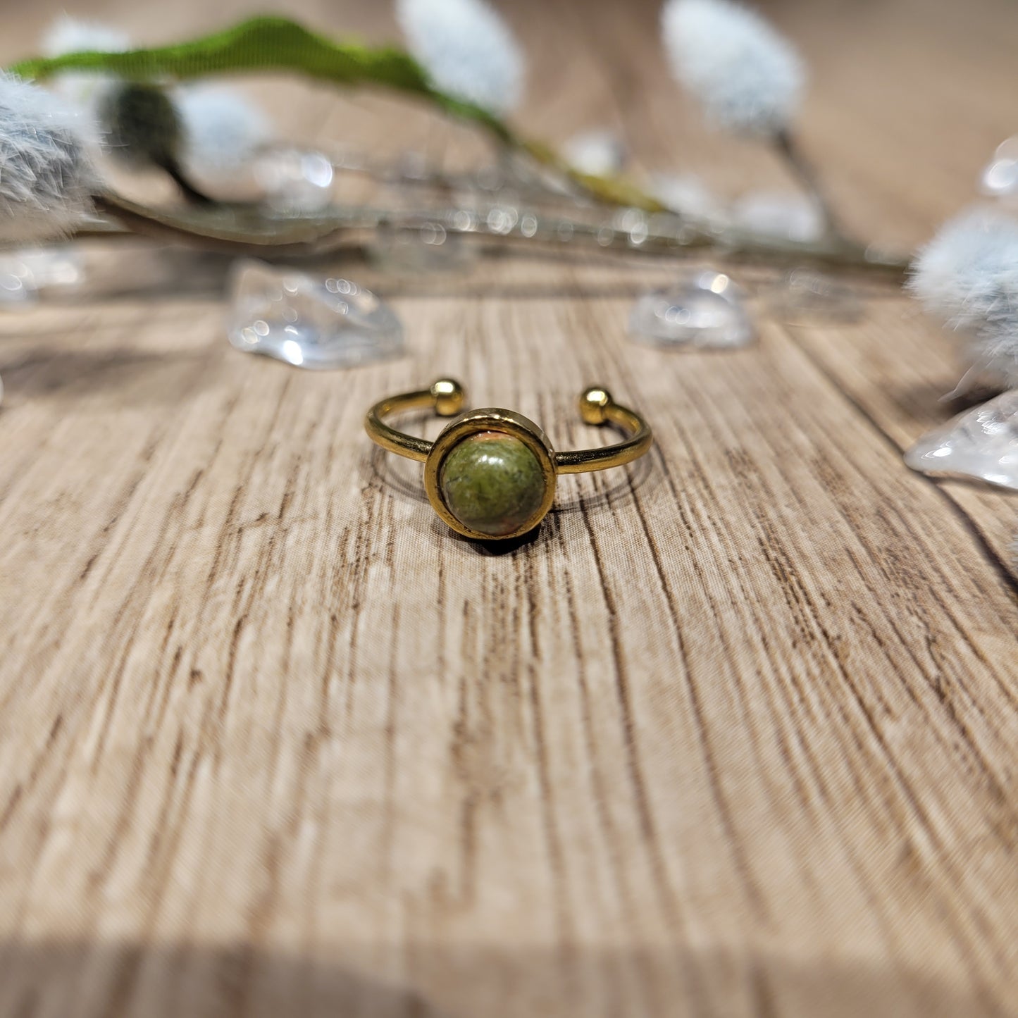 Unakite Ring