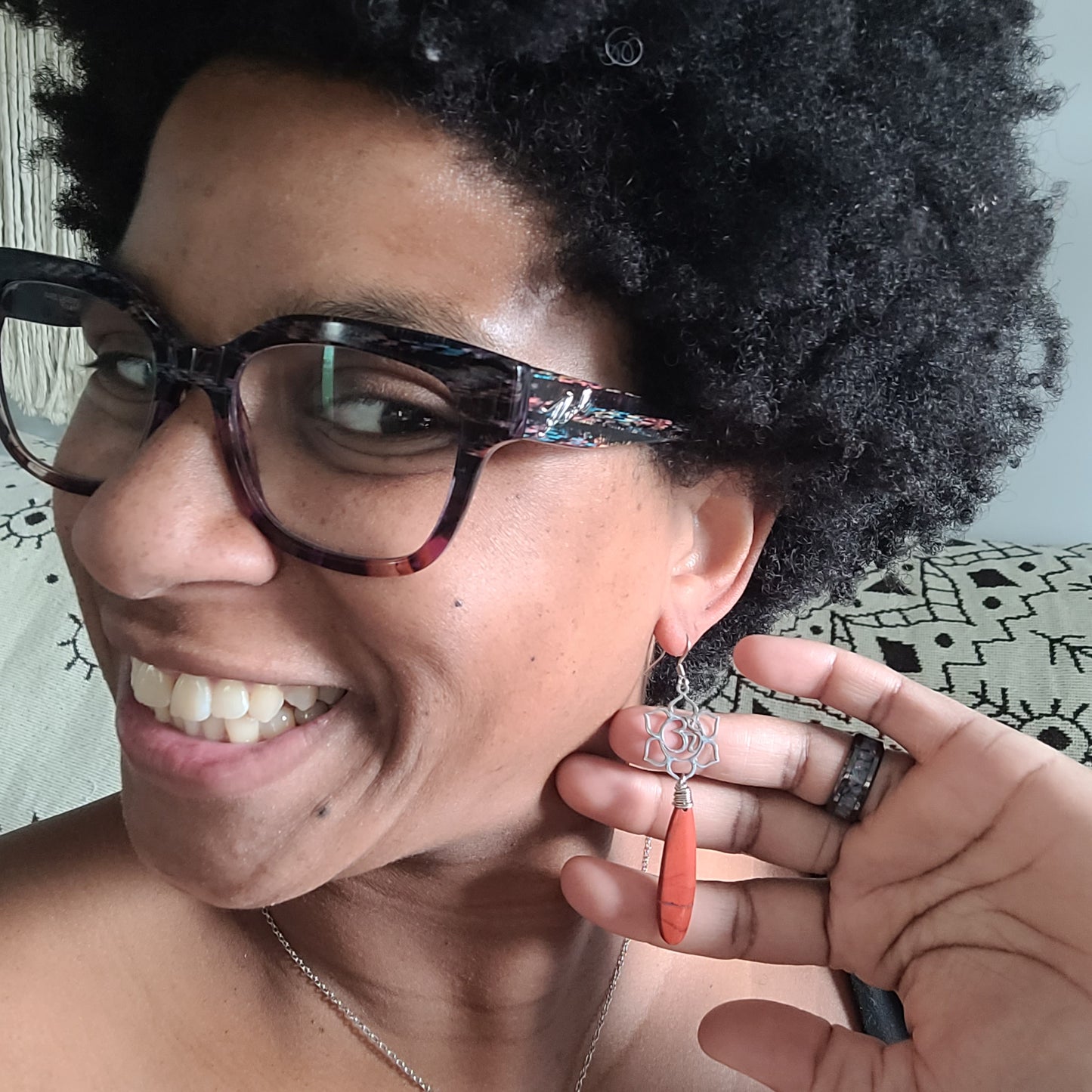 Red Jasper Earrings