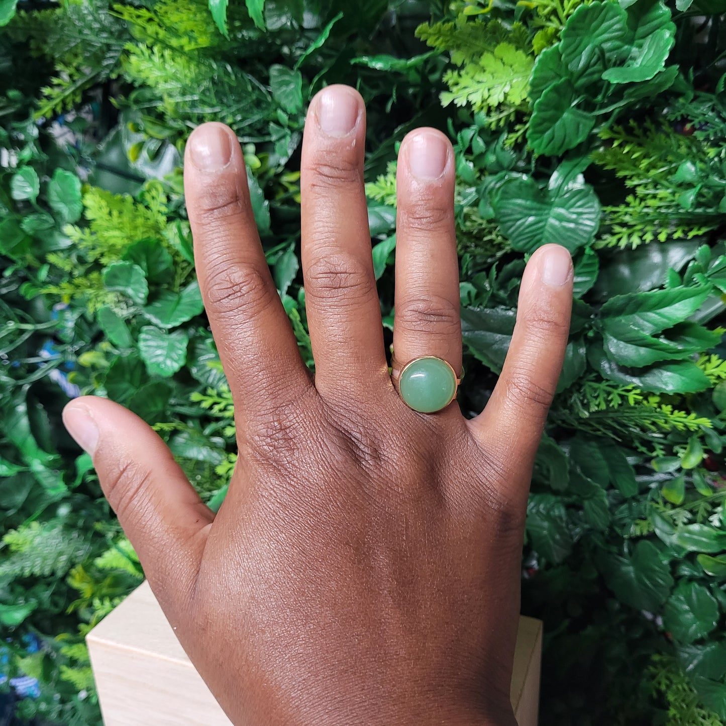 Green Aventurine Ring