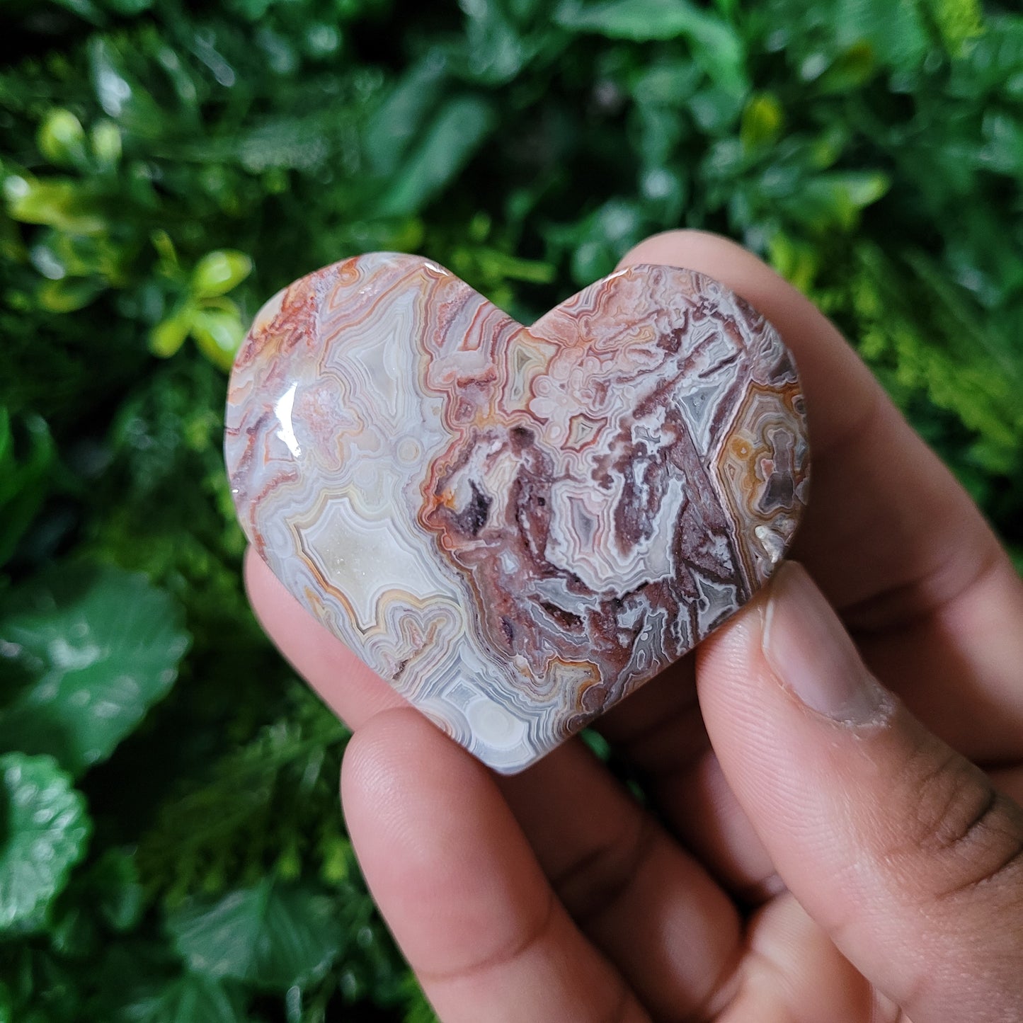 Laguna Lace Agate Heart