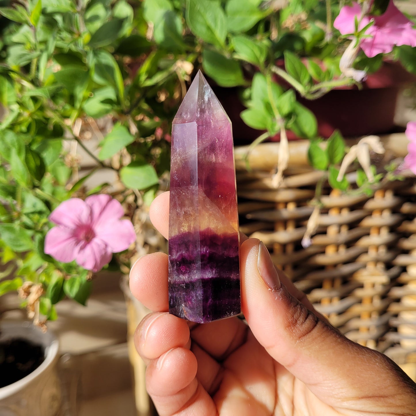 Rainbow Fluorite Tower