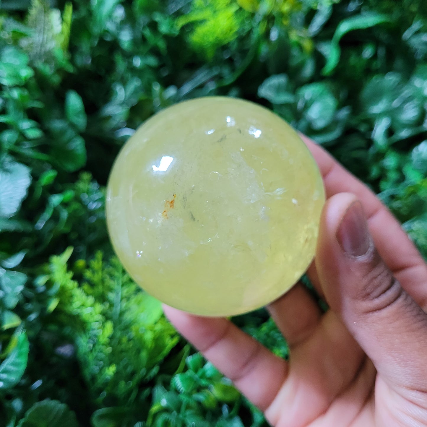 Lemon Quartz Sphere