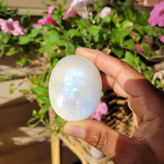 Rainbow Moonstone Palmstone