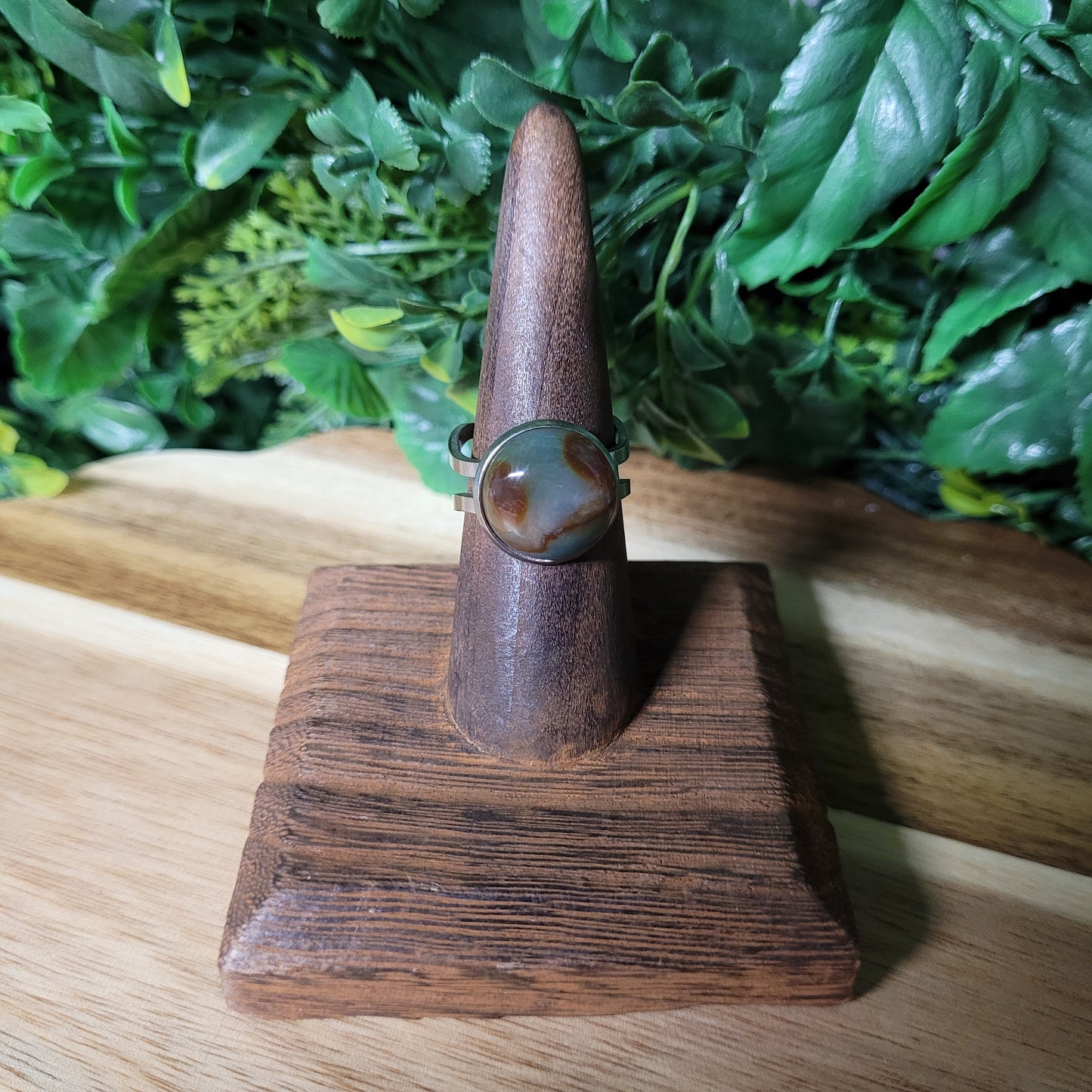 Polychrome Jasper Ring