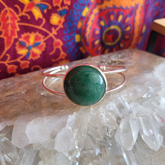 Green Aventurine Cuff Bracelet